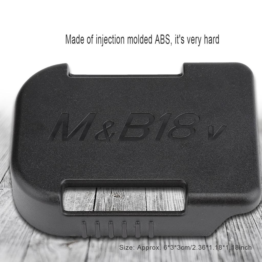 5PCS Strong Black Battery Holder Tool Battery Mounts For Makita Bosch 18V