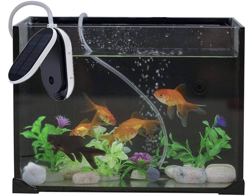 Air Pump Fish Tank Accessories Solar Kit Solar Powered Pool Pond Fish Tank Oxygenator Oxygen Aerator for Garden Fishing Pond