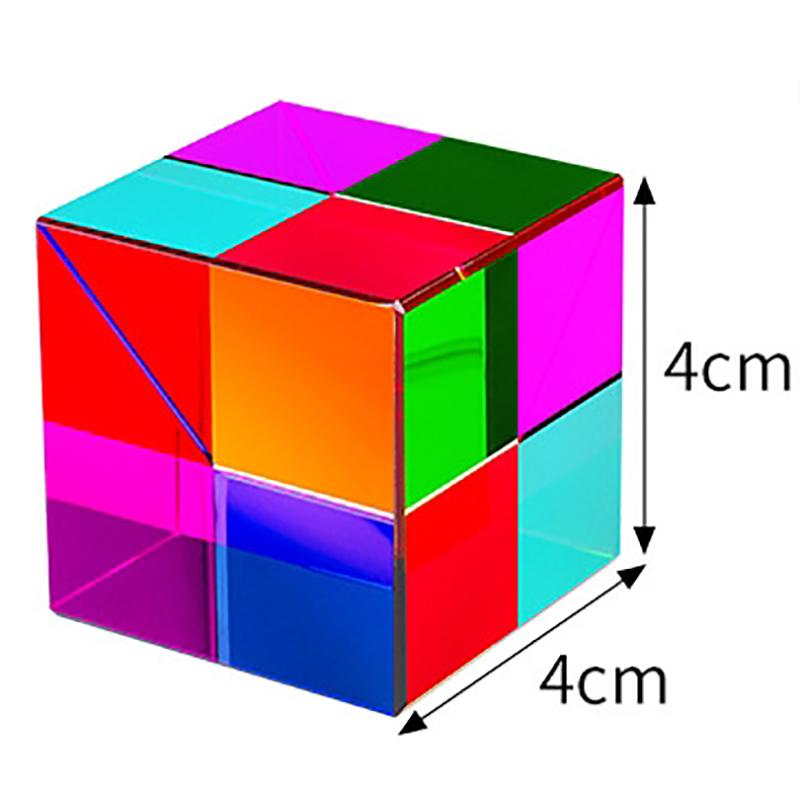 Miniatury Stolní figurky Rubik Cube K9 Barevné Křišťálové kostky Ornamenty Moderní obývací pokoj Originální kreativní sochy Domácí dekorace Řemesla