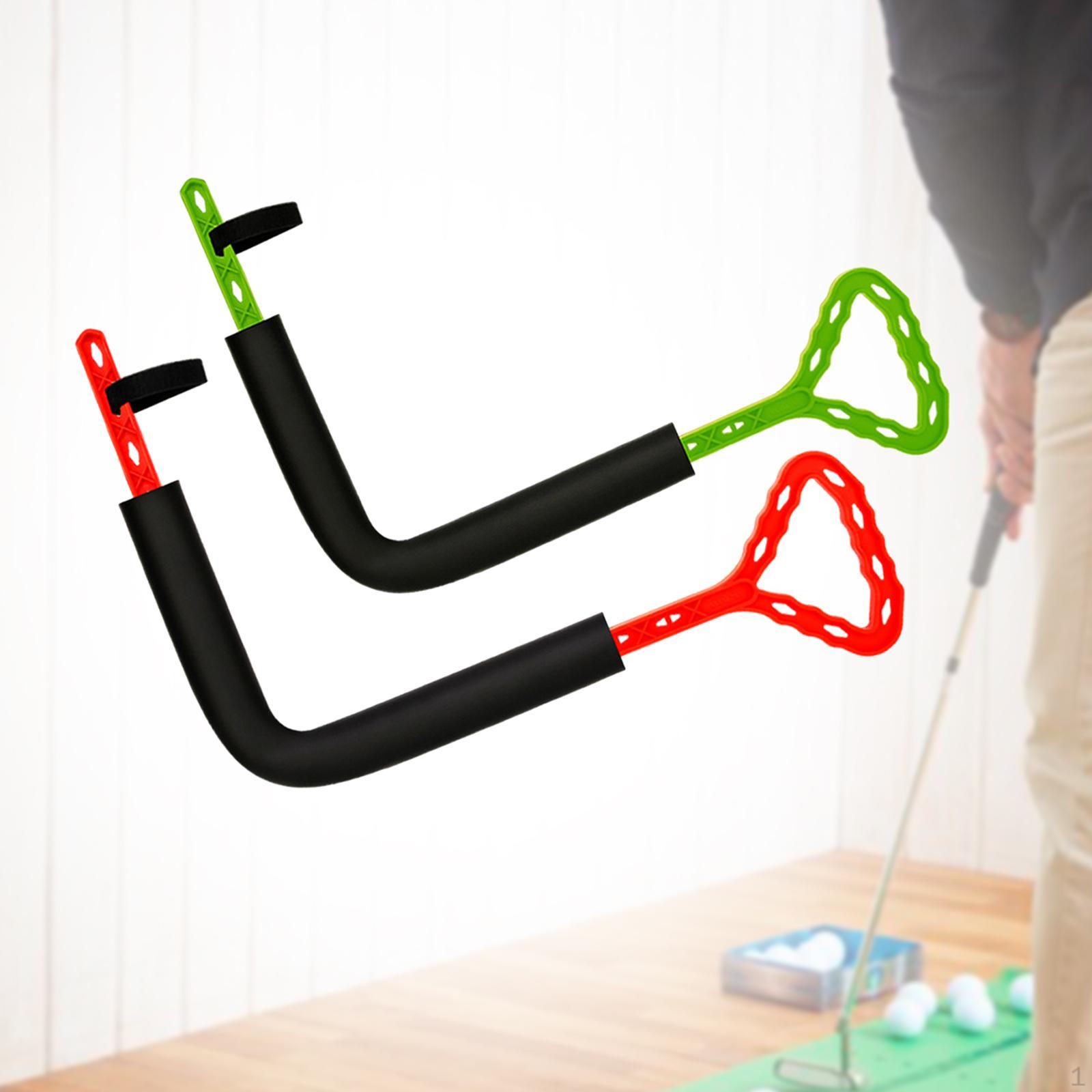 

2 Pieces Golf Swing Trainer Aid Training Practice Equipment Professionals