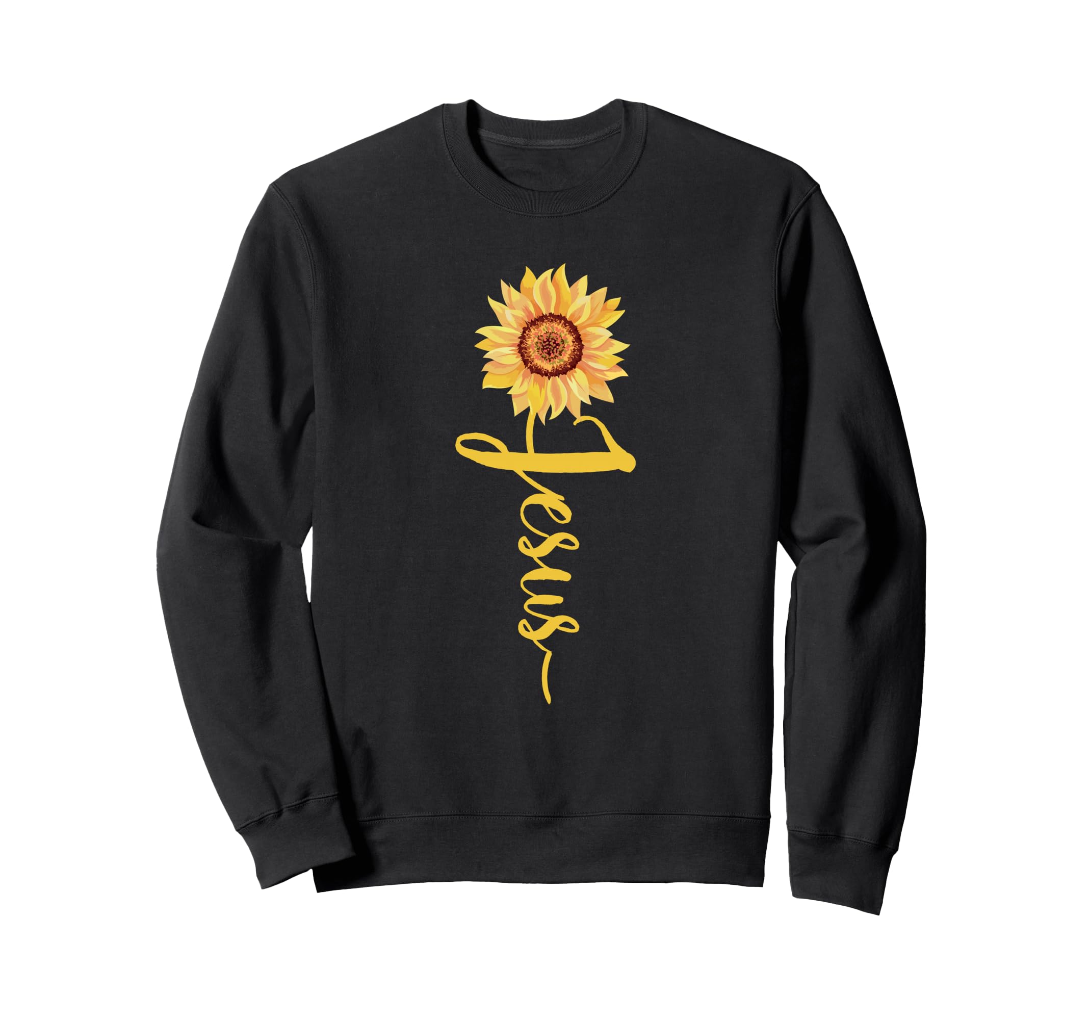 Jesus Sunflower Design Christian Women s Gift Sweatshirt