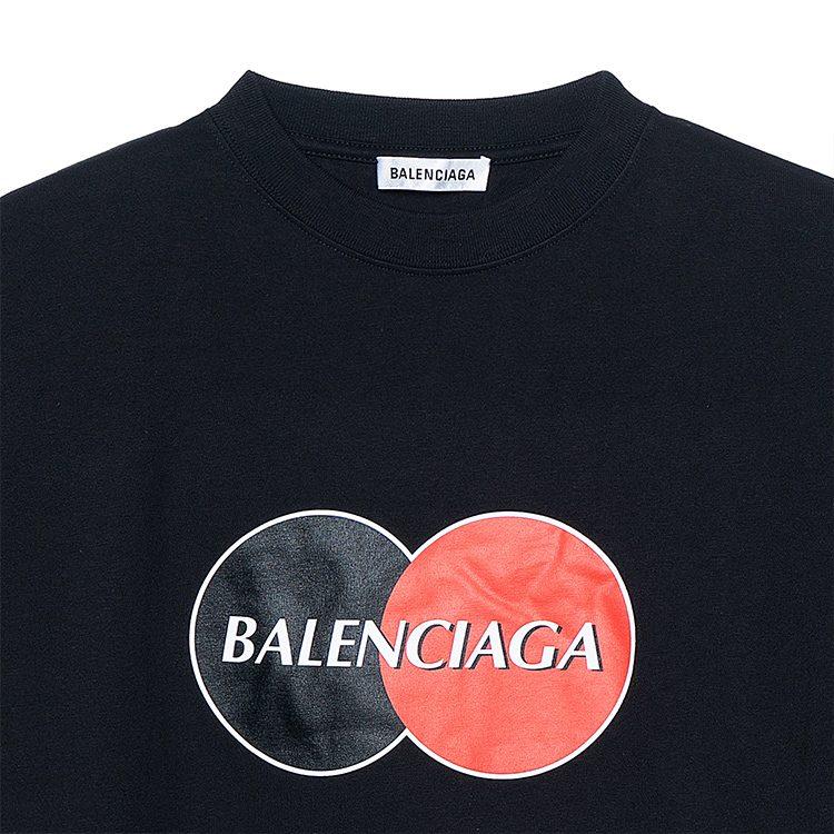 Balenciaga T Shirt Women's Black Regular Fit 620941TIV791000