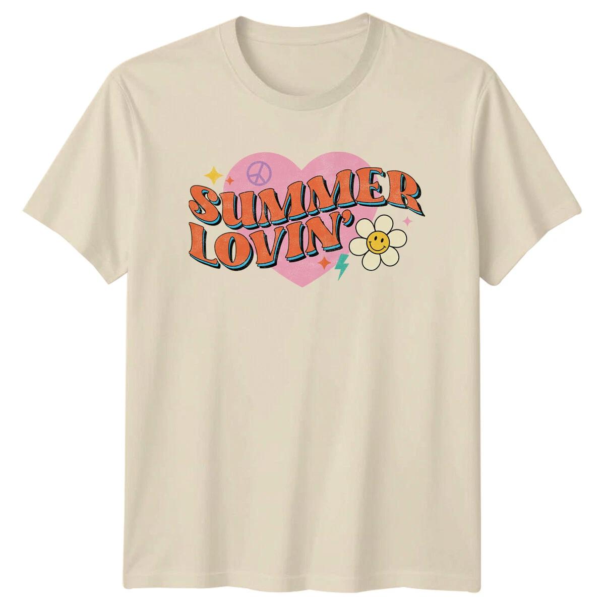 Summer Lovin Retro T-Shirt, Vintage Style Graphic Tee, Womens/Mens XXL