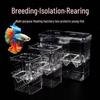 Dual-Layer Floating Breeding Box: Multi-Size Aquarium Isolation for Guppies
