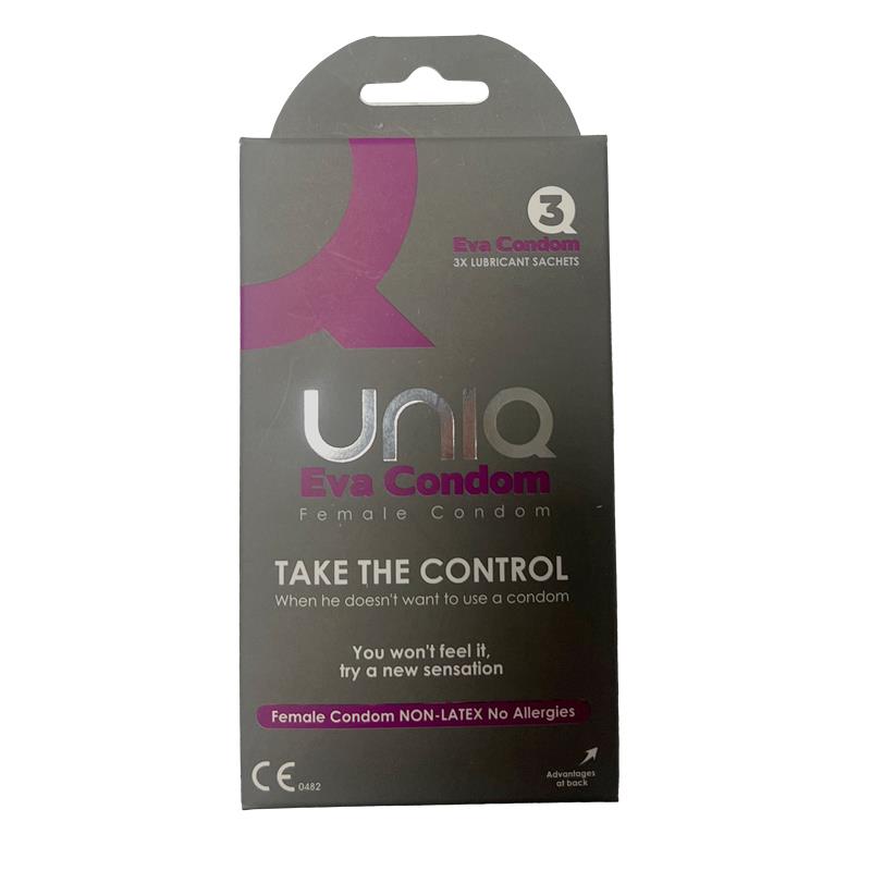 Eva Female Latex-Free Condoms 3 Units