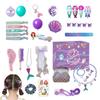 Mermaid Advent Calendar 24 Days Christmas Countdown Calendar with Jewelry Accessories Dress Up Set for Kids Girls Holiday Gifts