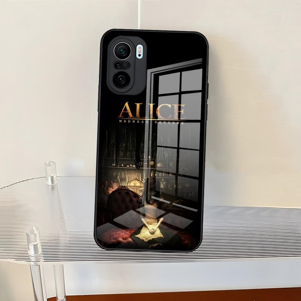 Game A-Alice Madness R-Returns Phone Case For Redmi 13 12 13c 12c Note 13 Pro Plus 11 12 Pro 10 12s 11s Tempered Glass Cover