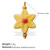 Hexagonal Flower Ceramic Beads for DIY Bracelet & Necklace Jewelry Making
