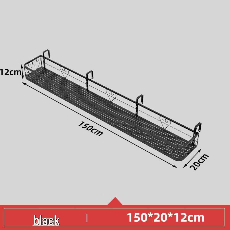 Wall-Mounted Balcony Flower Shelf