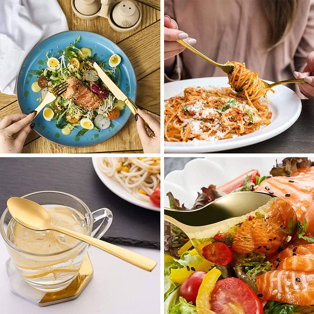 Cutlery Set for 6 Stainless Steel Dinner Western Tableware Cutipol for for Home Dishwasher Tableware Dinner Wedding Storage Box Silver 24-piece