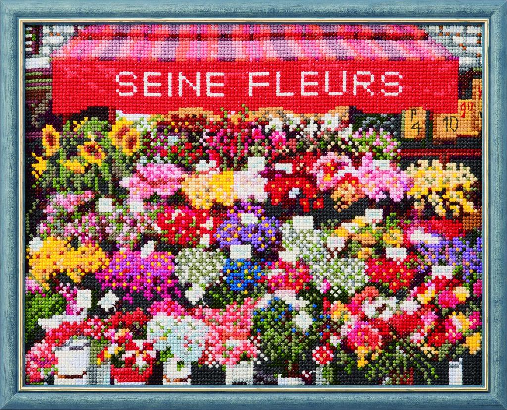 Lucien French Landscape Paris Flower Shop 713