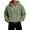 Men's Casual Hooded Jacket Long Sleeve with Warm for Everyday Wear