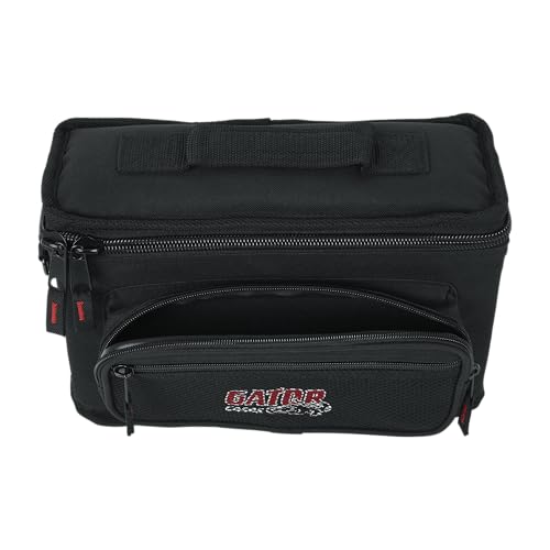 Gator Cases Nylon Carrying Bag for GM Series GM-4 Dynamic Microphones, Holds 4 [Shoulder Strap Included] [Official Japanese Product]