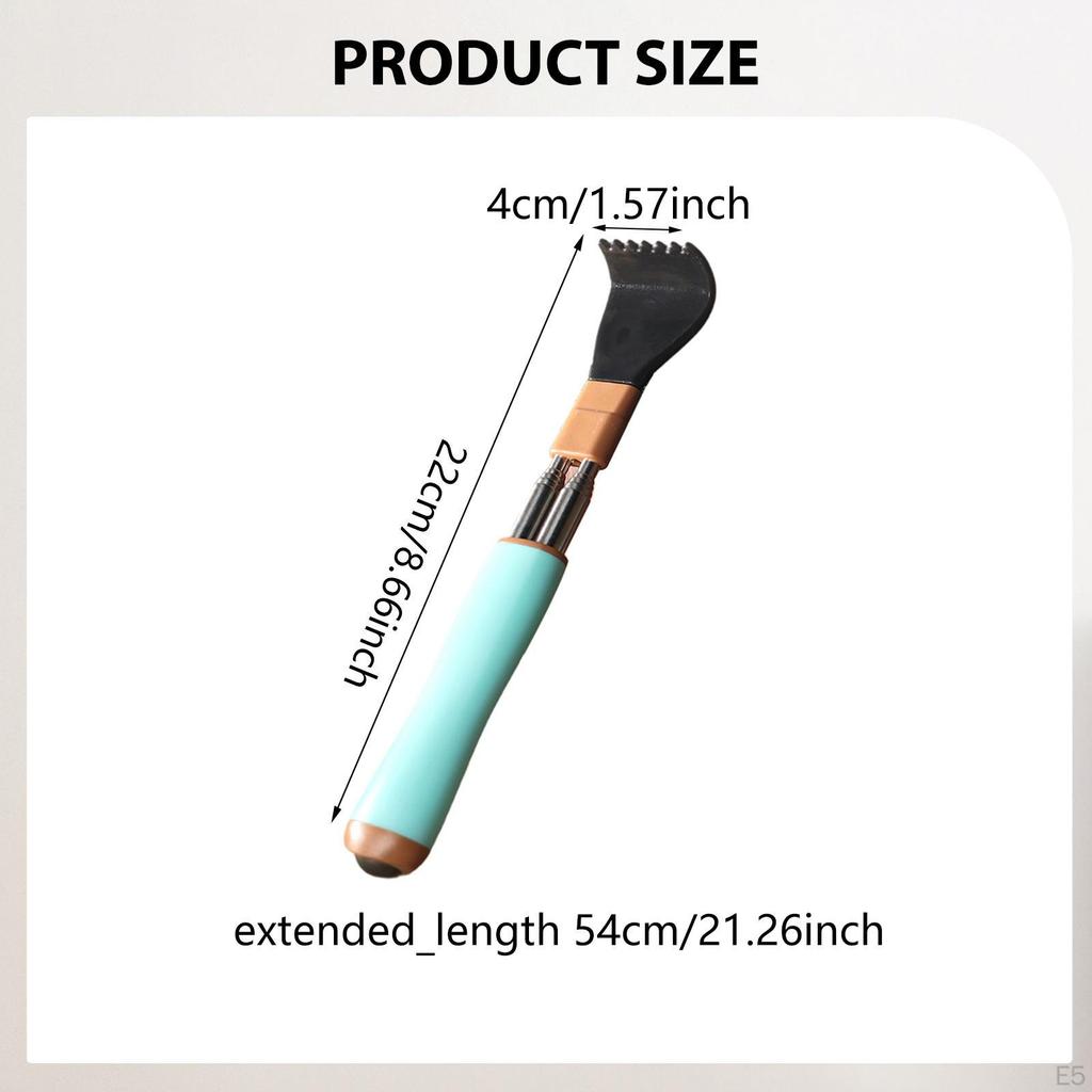 Rückenkratzer Massagegerät Edelstahl Ausziehbar für sanftes Kratzen