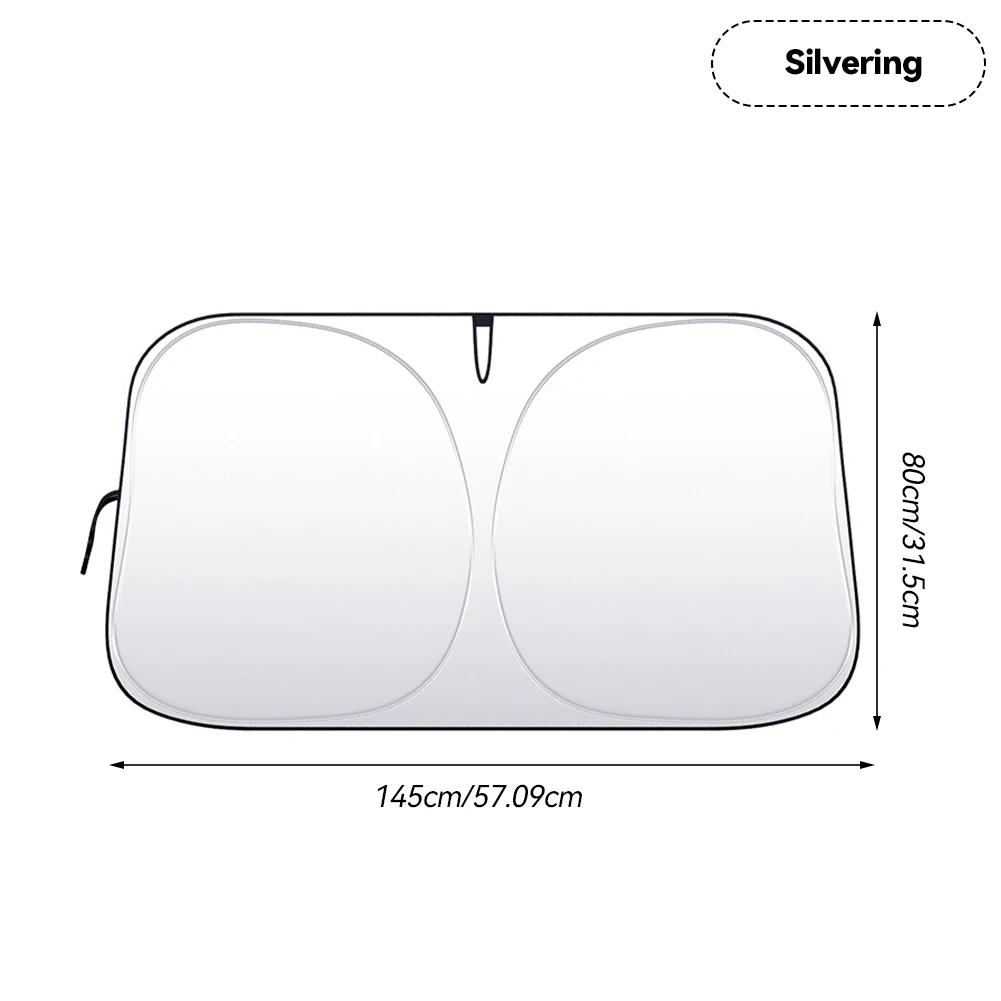 Car Front Window Sunshade Cover Sun Shade Windshield Visor Windscreen Folding Auto UV Protection Curtain Styling Accessories