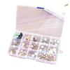 3 Jewelry Boxes, Transparent 15 Grid Storage Box, Plastic Box, Components, Fishing Gear Box, Dust-proof PP Packaging Box