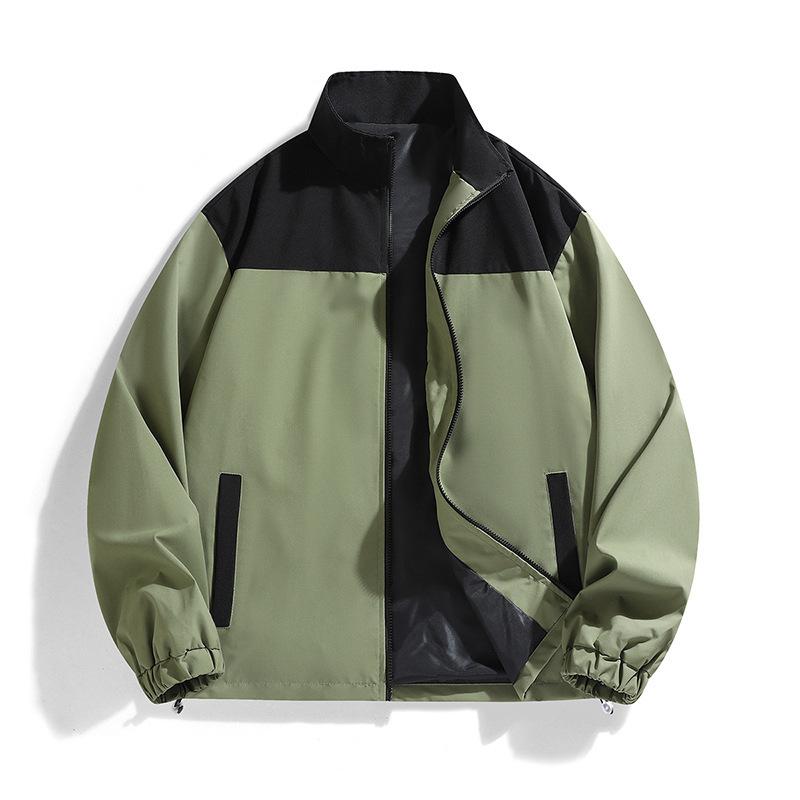 Herbstjacke Trendige Stehkragenjacke Neuer Stil Herren und Damen Locker Frühling und Herbst Lässig Winddicht Partnerjacke Herren