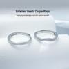 S925 Sterling Silver Intertwined Love Rings - Elegant Gift for Girlfriend or Best Friend