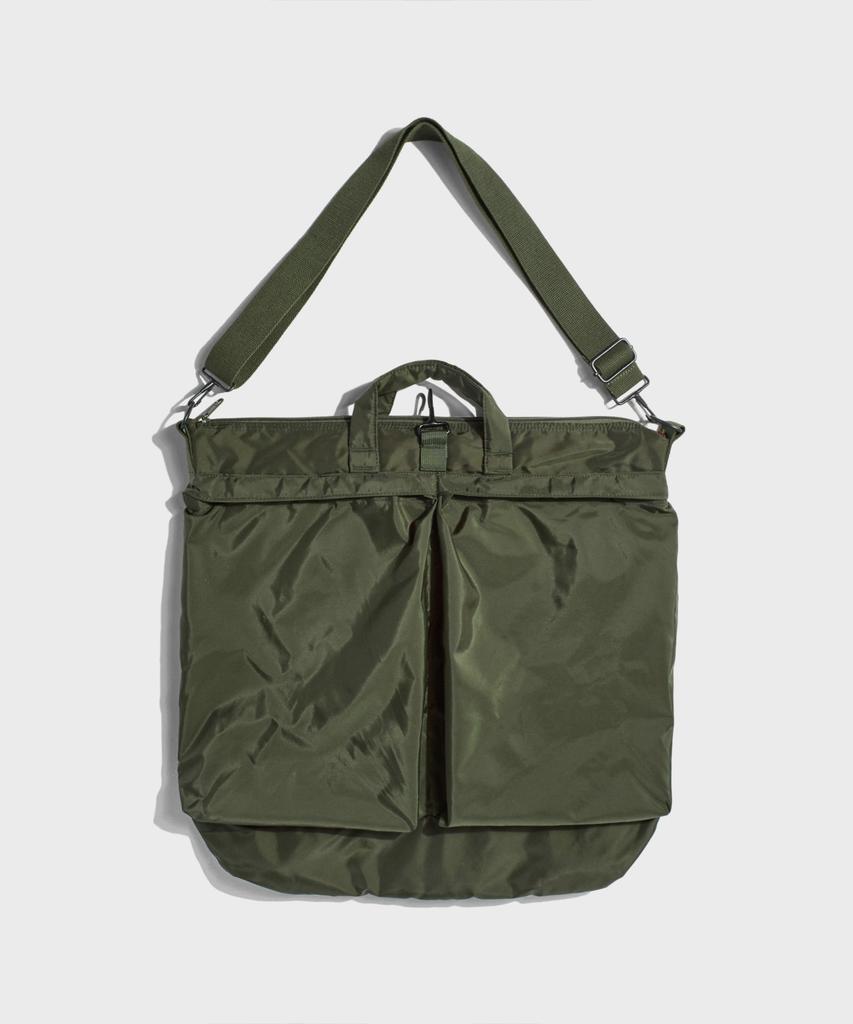 Bronson anni '80 Borsa per casco da pilota USAF in nylon Oliva