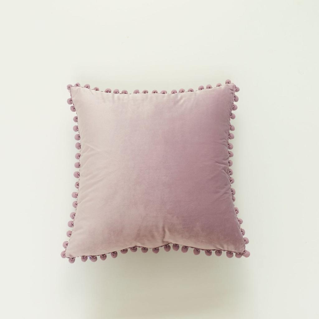 Modern Minimalist Living Room Dutch Velvet Cushion Cover with Large Ball Edge INS Nordic Style Pillow Cover Without Core