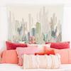 Cactus Tapestry, Colorful Plant Herbs Botanical Tapestry Wall Hanging Nature Scenery Tapestries Art Print Mural for Bedroom