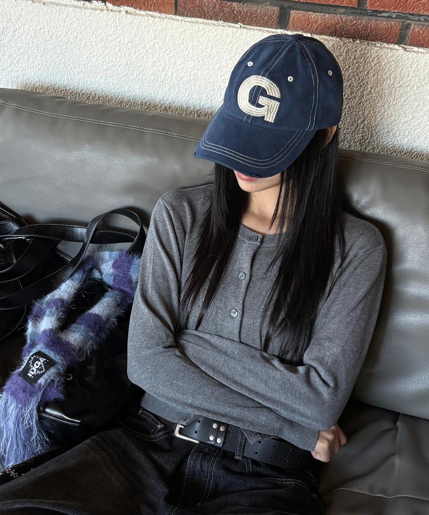 IUGAMAKARAS G Needlework Ball Cap (Navy)