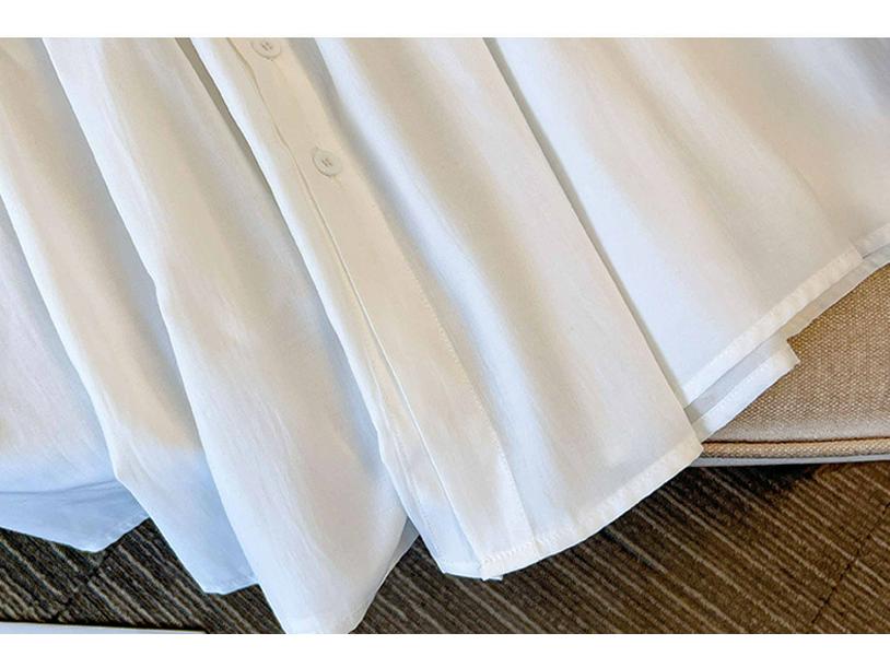 Plus Size Irregular Patchwork Dress - Short-Sleeved Summer Top for Women (120-350 Jin)