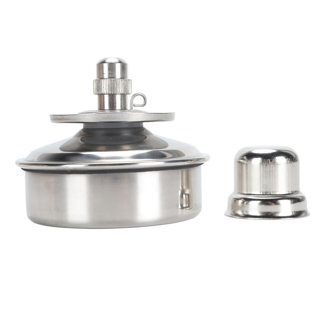 Alcohol Lamp Burner 304 Stainless Steel Explosion Proof Leakproof Metal Alcohol Burner for