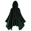 Ladies Hooded Cape Color Cloak Cosplay Costume Cape