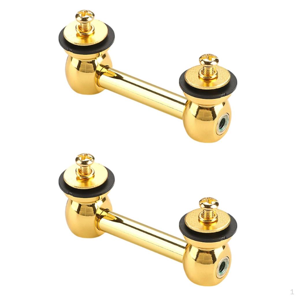 2x Snare Drum Lugs Double End Replaces Easy to Install Musical Instrument Parts for
