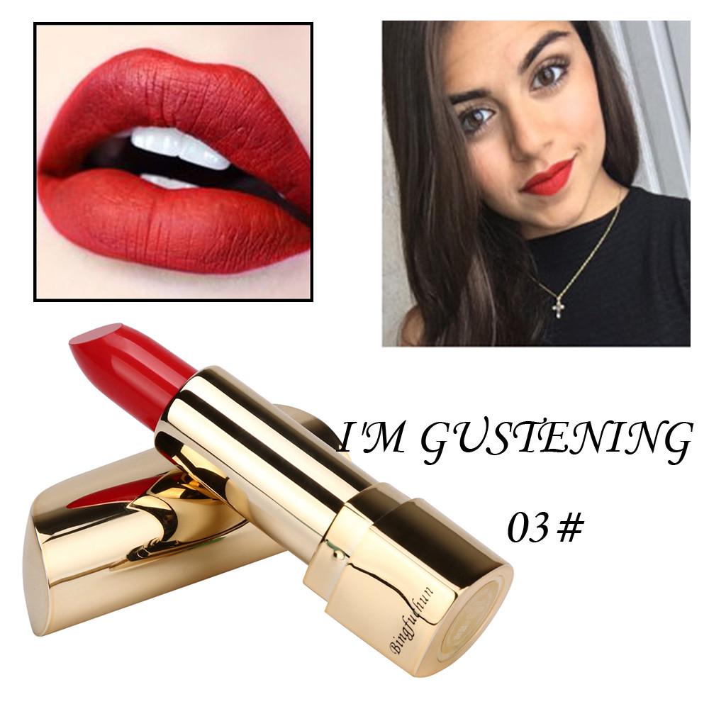 

Губная помада Ramidos, матовая, водостойкая, долговечная, для женщин, золота, косметическая, косметическая, для макияжа