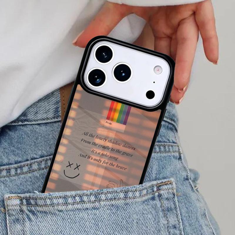 Love is Love LGBT Gay Pride soft Phone Case for iPhone 17ProMax 12 13 14 15 16e 17 Pro Max Plus Air Cover