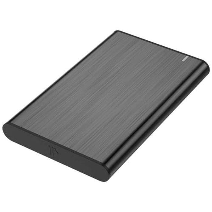 Boîtier Externe - Aisens - ASE-2525B - 2,5" SATA - USB 3.0/3.1 GEN1 - Aluminium Noir