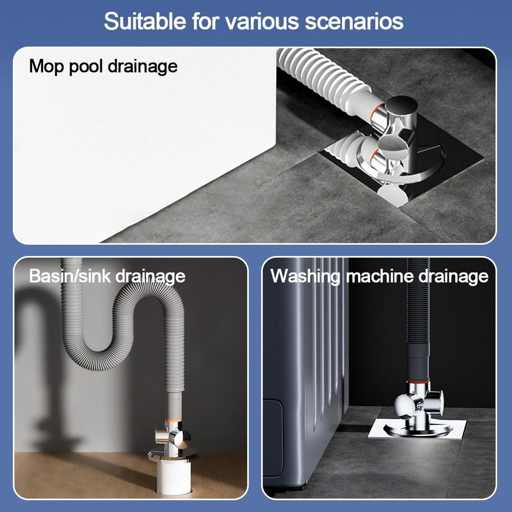 Multifunksjonell servant avløpsrøradapter Vaskemaskin dreneringsutstyr