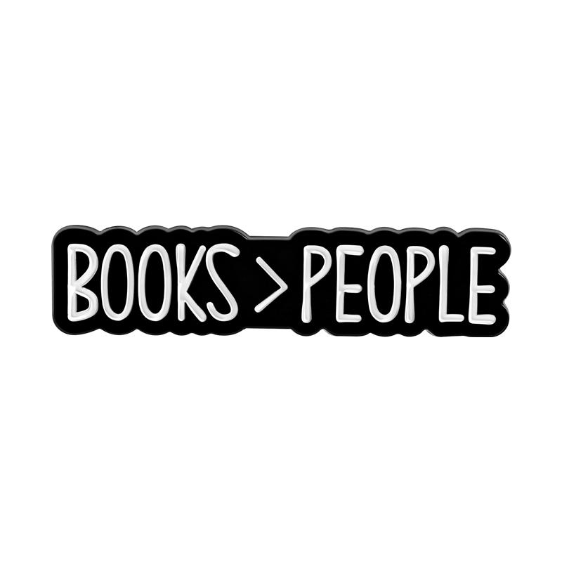 Booktrovert Enamel Pins Go Away I m Reading Books Dog Coffee Brooches Lapel Badges Clothes Jewelry Gift for Reader Friends