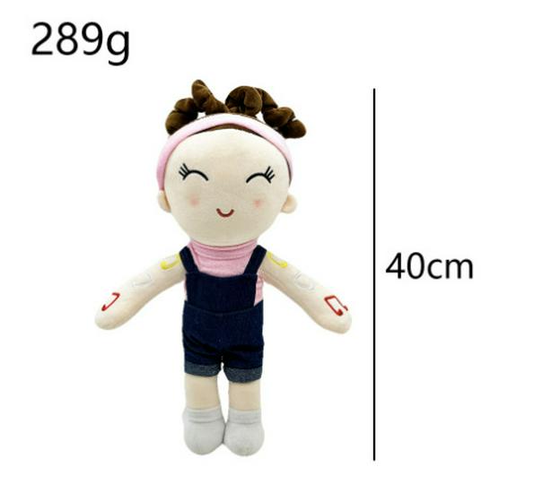 Больше. Плюшевая кукла для раннего развития детей «Рэйчел» 40cm