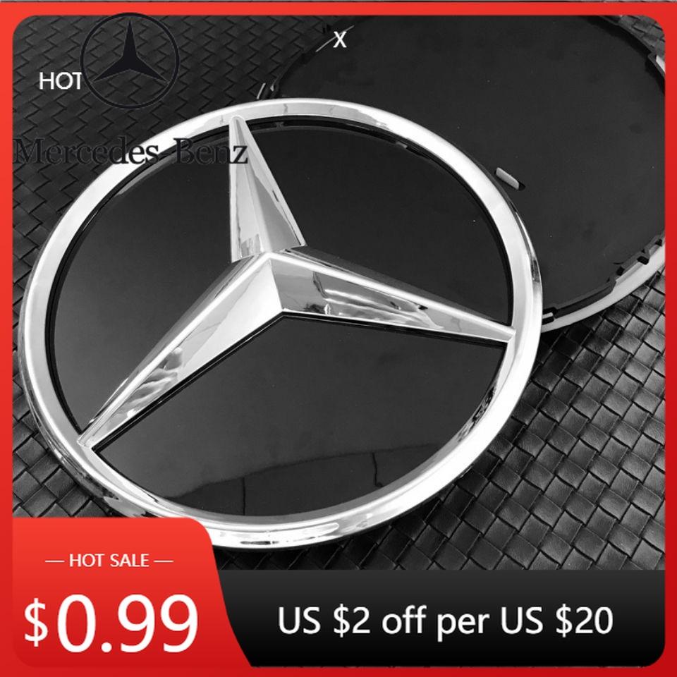 Hot Car Sticker 18.5cm For Mercedes-Benz A Class A W176 2013-2018 A W177 2019-2023 Grille badge Front Convex Star Emblem