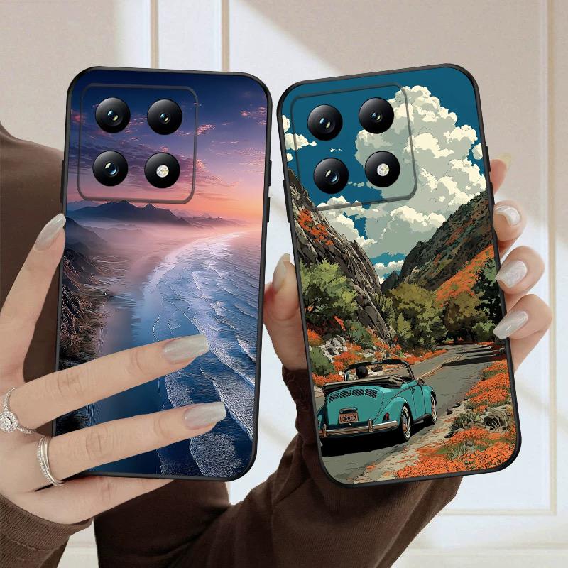 Tropical Seaside Beach For Xiaomi Poco X7 M7 Pro 5G M5 X4Pro 4 M6 4G C65 C75 F6 X6 5 7 X5 F7 Ultra M5S M4Pro 5G soft phone case