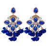 Kaimei Fashion Jewelry Boho Earrings Big Earrings for Women Rhinestones Pendant Crystal Statement Drop Earrings Fashion Jewelry