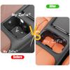 Car Center Console Cup Holder Pad Anti-Slip Shockproof Rubber Mat Interior Water Cup Slot Accessories For Zeekr X 2026 2027