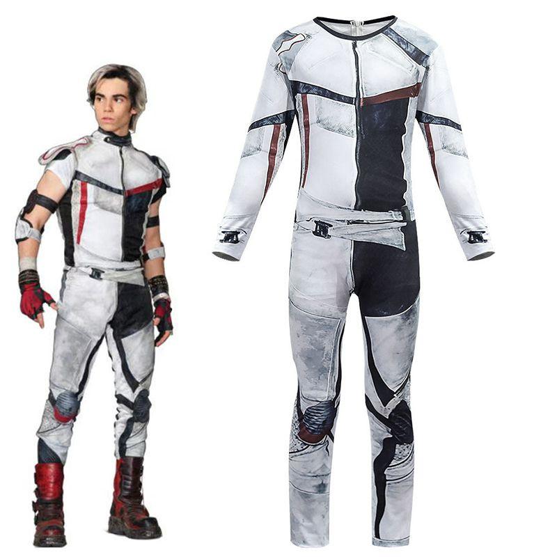 High-quality Descendants 3 Carlos Cosplay Costume Kids Jumpsuit For Carnival Fun