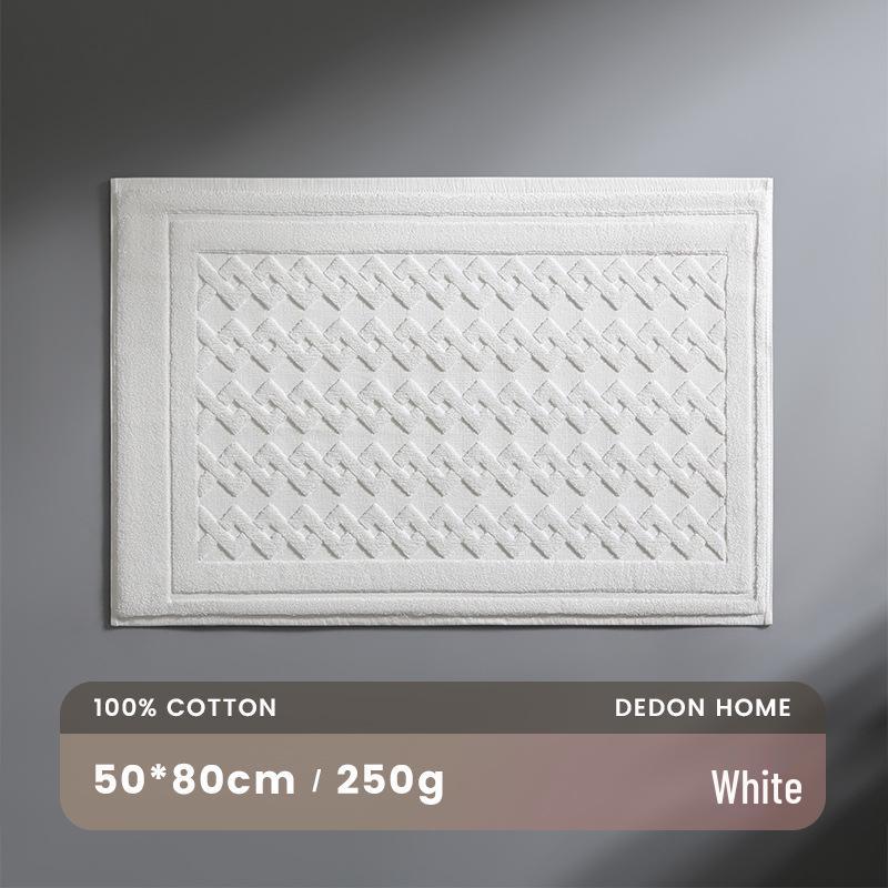 Антибактериальный быстросохнущий нескользящий коврик для пола в ванную комнату с влагопоглощением 80cm x 50cm