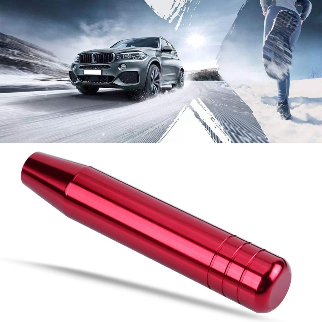   Aluminum Alloy Car Manual Gear   Knob Handle    Lev  18cm Black