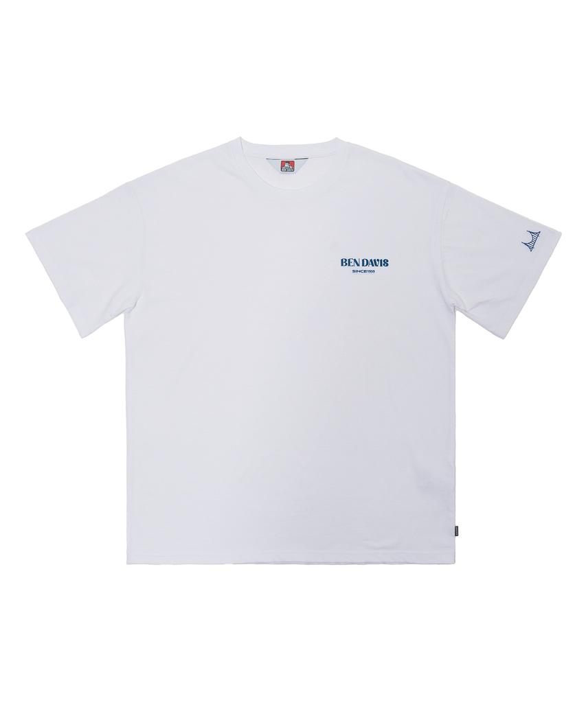 BEN DAVIS Original Arch Print Tee Black