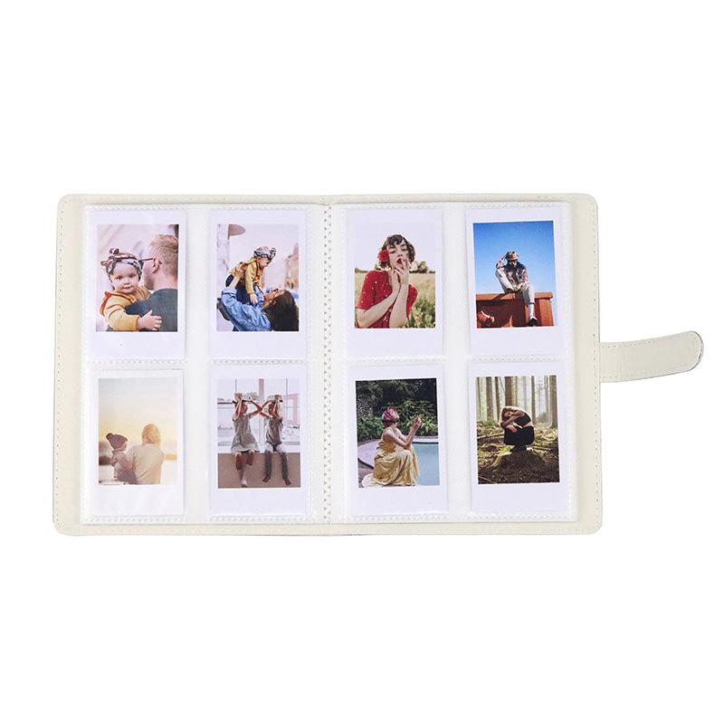 Album Polaroid 256 Foto, 3 Pollici - Copertina in Ecopelle PU, Adatto per Pellicole Fujifilm Instax Mini, Cartoline, Biglietti - Colori Multipli