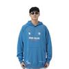 Li Ning Badfive Series Hooded Pullover Letter Print Long Sleeve Sweatshirt Men sweatshirt Deep-Blue AWDTB95-1