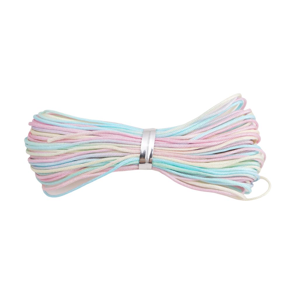 5-50m/lot 0.8mm Cotton Cord Nylon Cord Thread String DIY Beading Braided Bracelet Jewelry Making