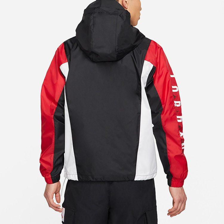 Jordan Jumpman Jackets Men's Black Red Hooded Moderate Other CV2241-010