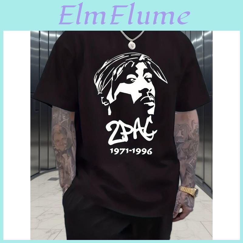 Sizes European Sporty Casual Mens Fashion Trendy Fitness Outdoor Home Short Sleeve Tshirt Fashion 2d Print Stretchy And Comfortable
