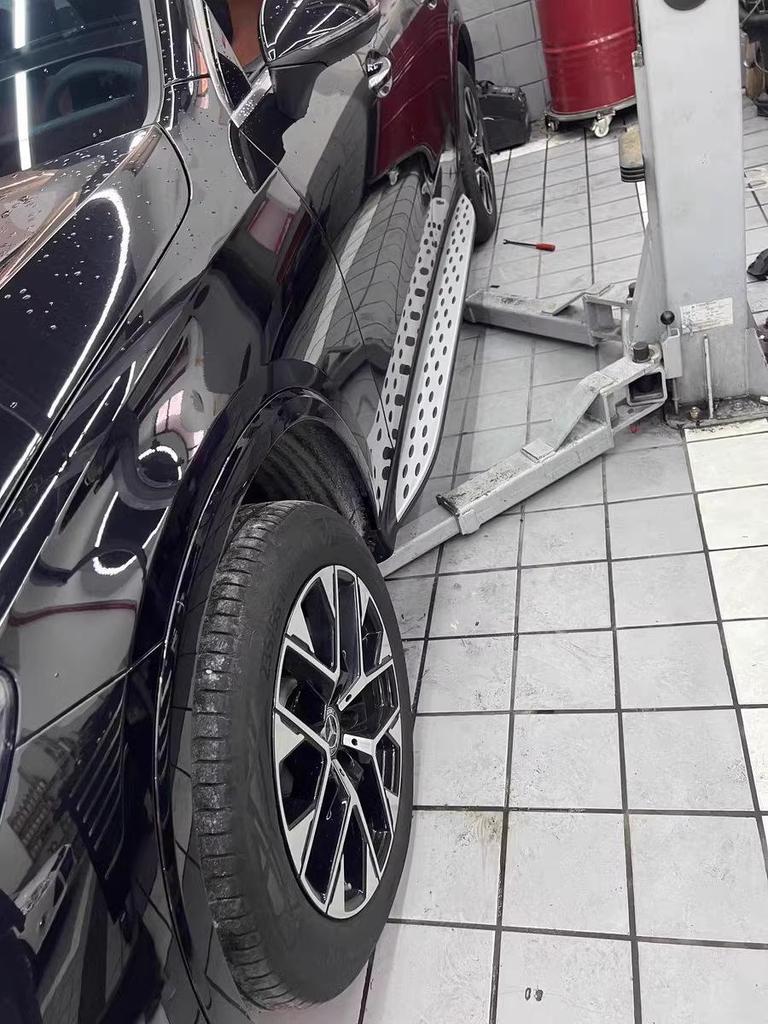 Extended Side Steps for Mercedes-Benz GLC Pedals: Compatible with GLC200, GLC260, GLC300 (Models 2016-2025)